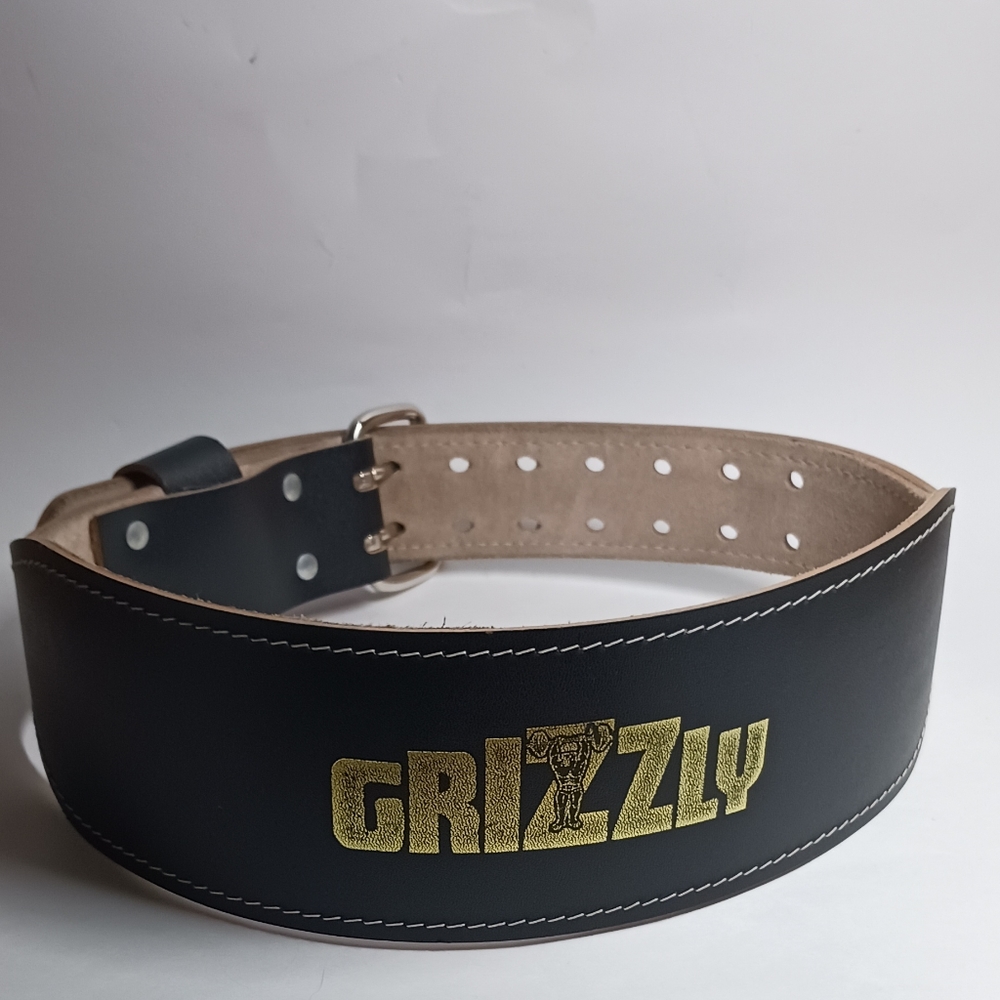 Grizzly Fitness 4-Inch Padded Pacesetter Training Belt Size Medium
